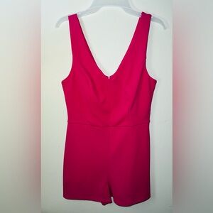 Crystal Sky Women’s Hot Pink Romper! Size Medium.